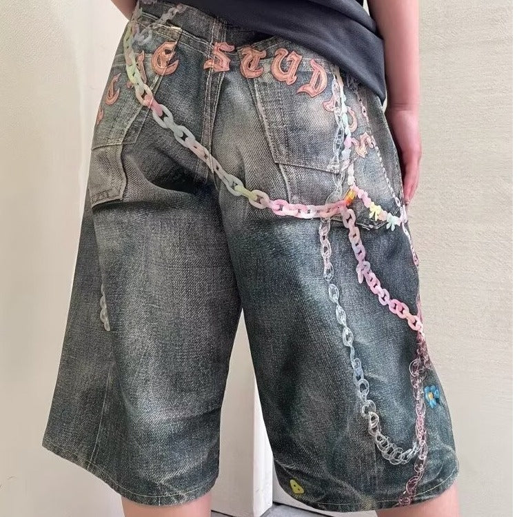 Unseen Echoes Chains of Expression Jeans