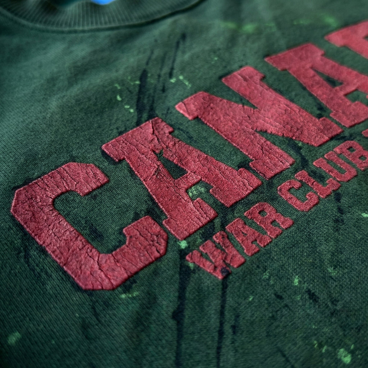AOKLOK® Canada War Club Crewneck – Washed Military Green