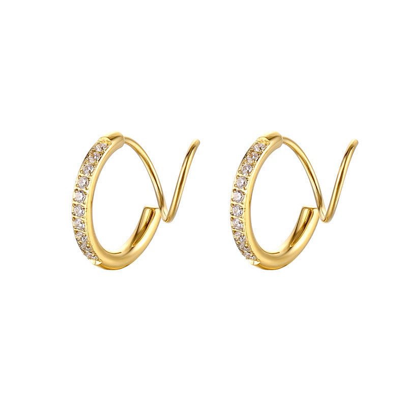 Titanium Minimalist Petite Plated Hoop Earrings