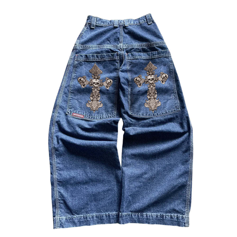 Baggout Cross Skull Jeans