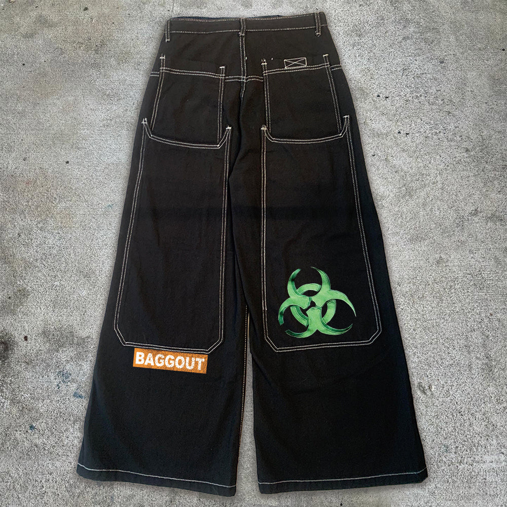 BAGGOUT Radiant wide-leg jeans