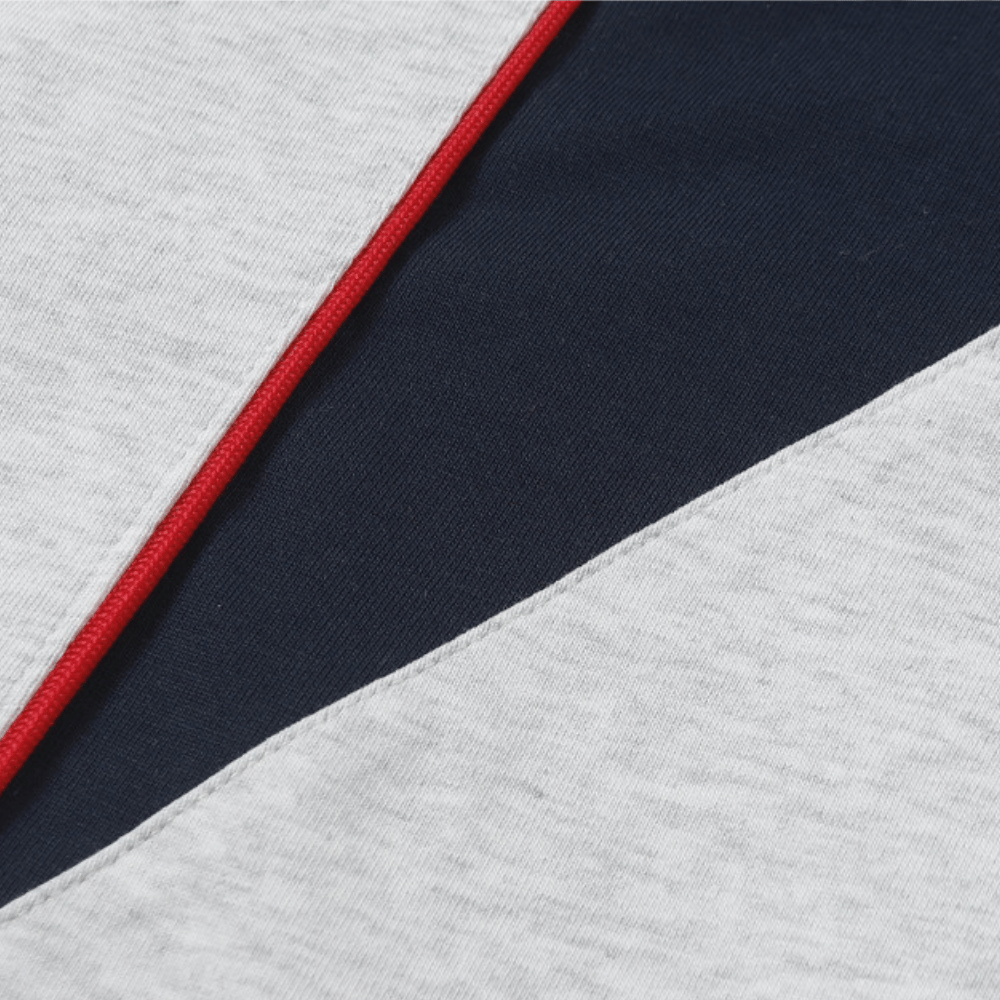 Evokyn Contrast Panel Polo Jersey T-shirt