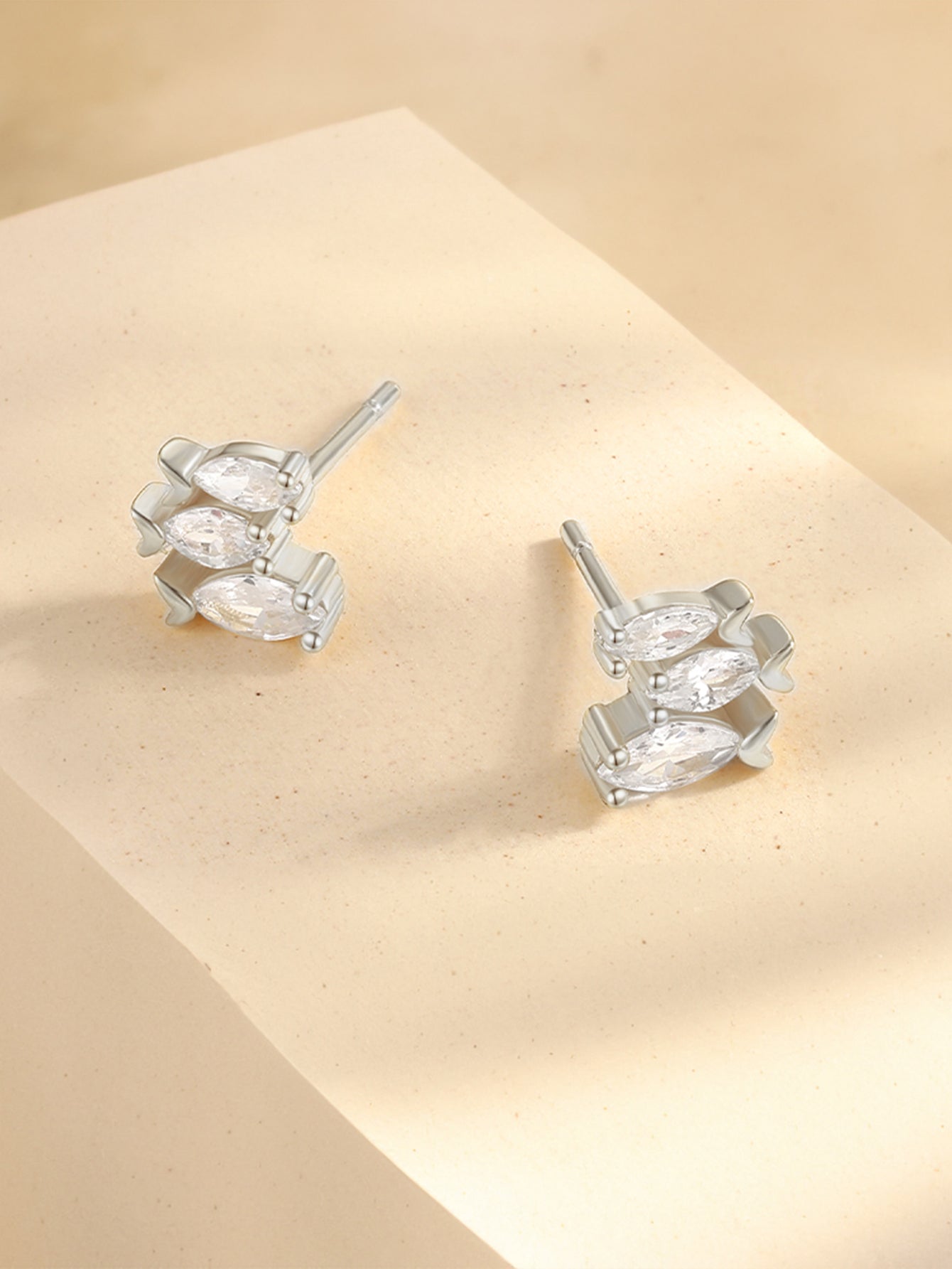 S925 Sterling Silver Little Fish Stud Earrings