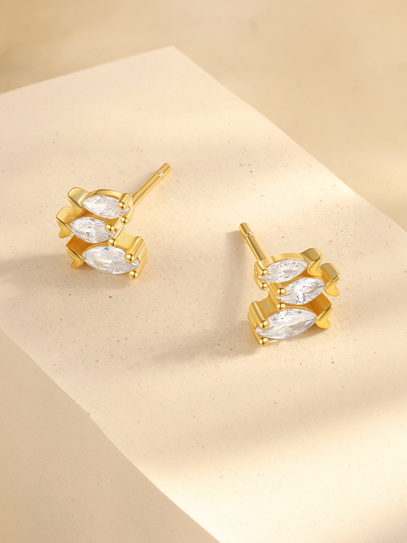 S925 Sterling Silver Little Fish Stud Earrings