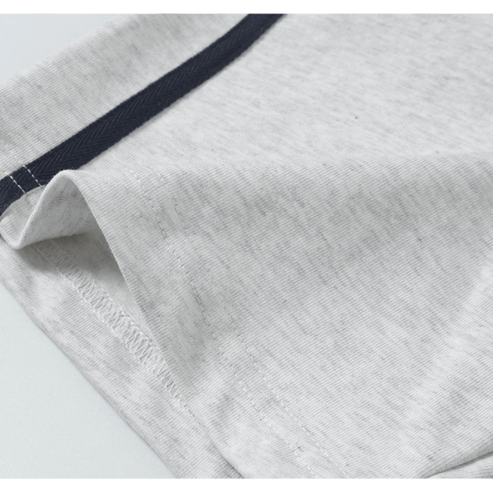 Evokyn Contrast Panel Polo Jersey T-shirt