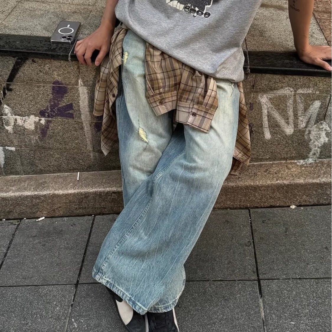 Unseen Echoes Worn-In, Never Worn-Out Jeans