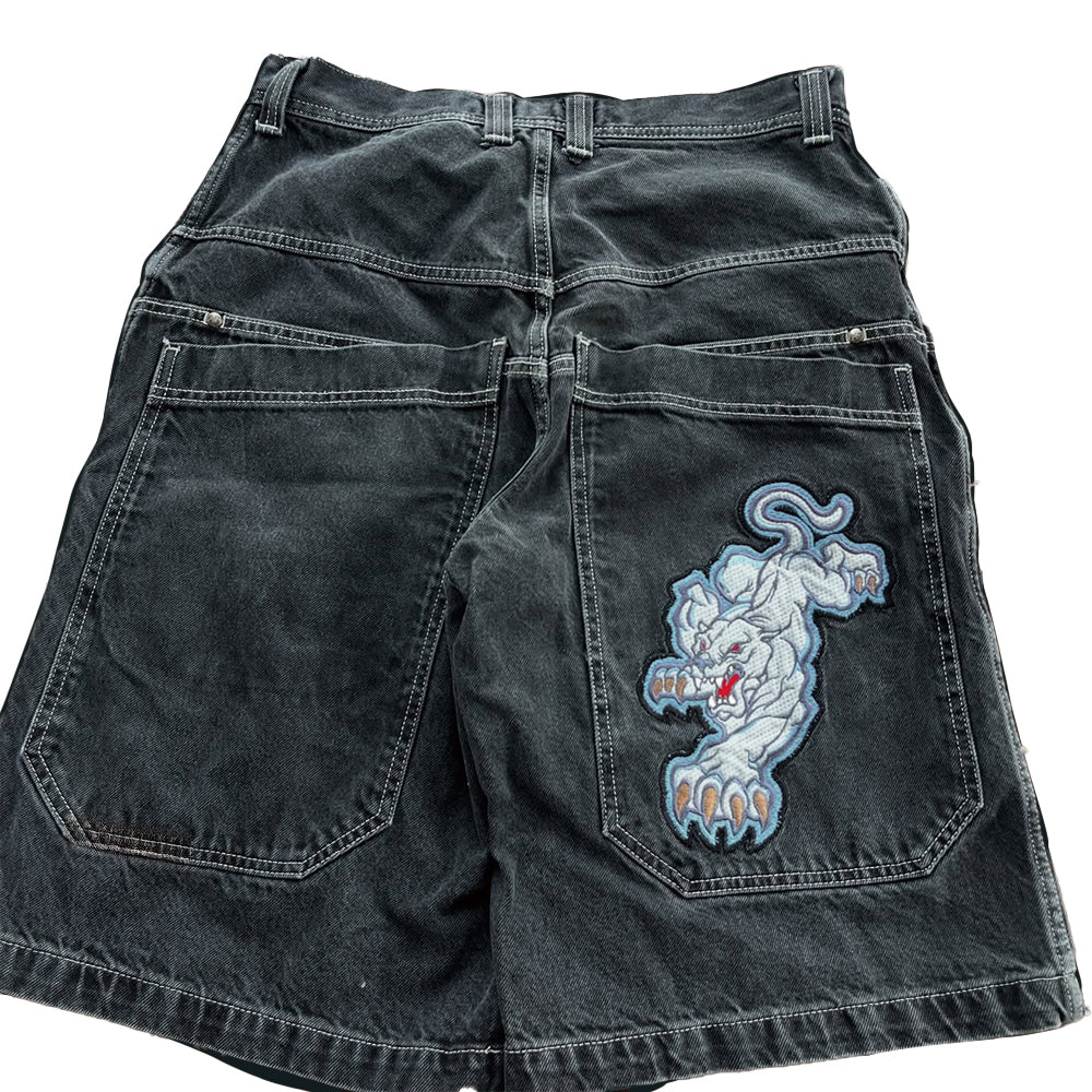 Baggout Jeans White Panthers