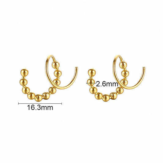 Titanium Minimalist Petite Plated Hoop Earrings