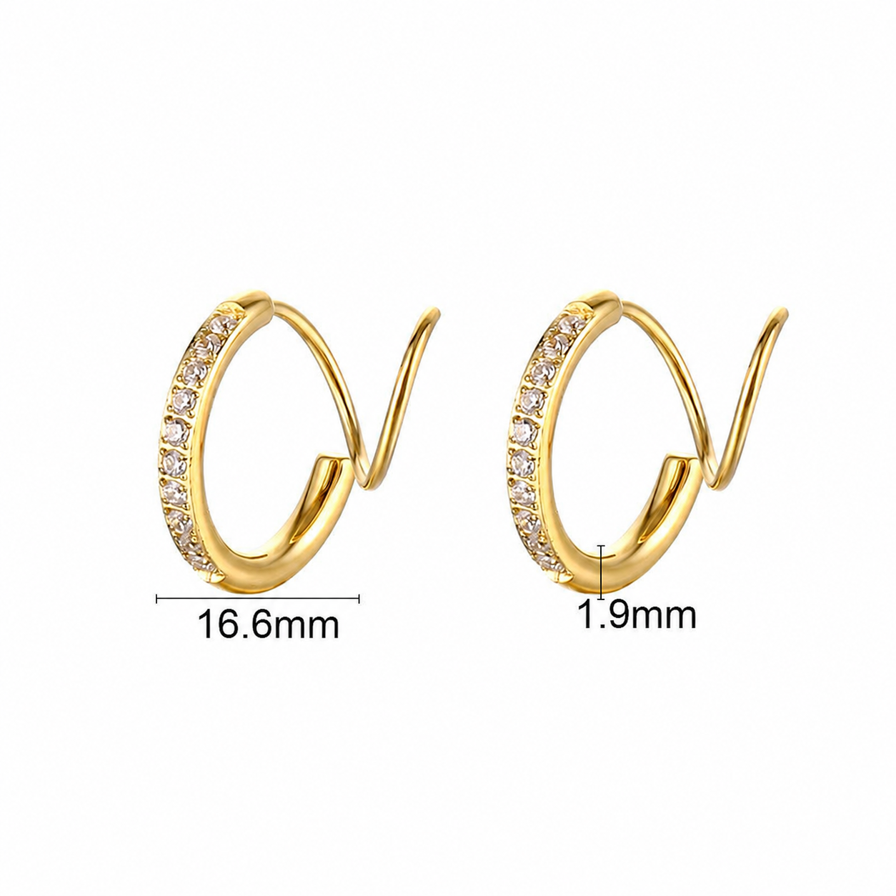 Titanium Minimalist Petite Plated Hoop Earrings