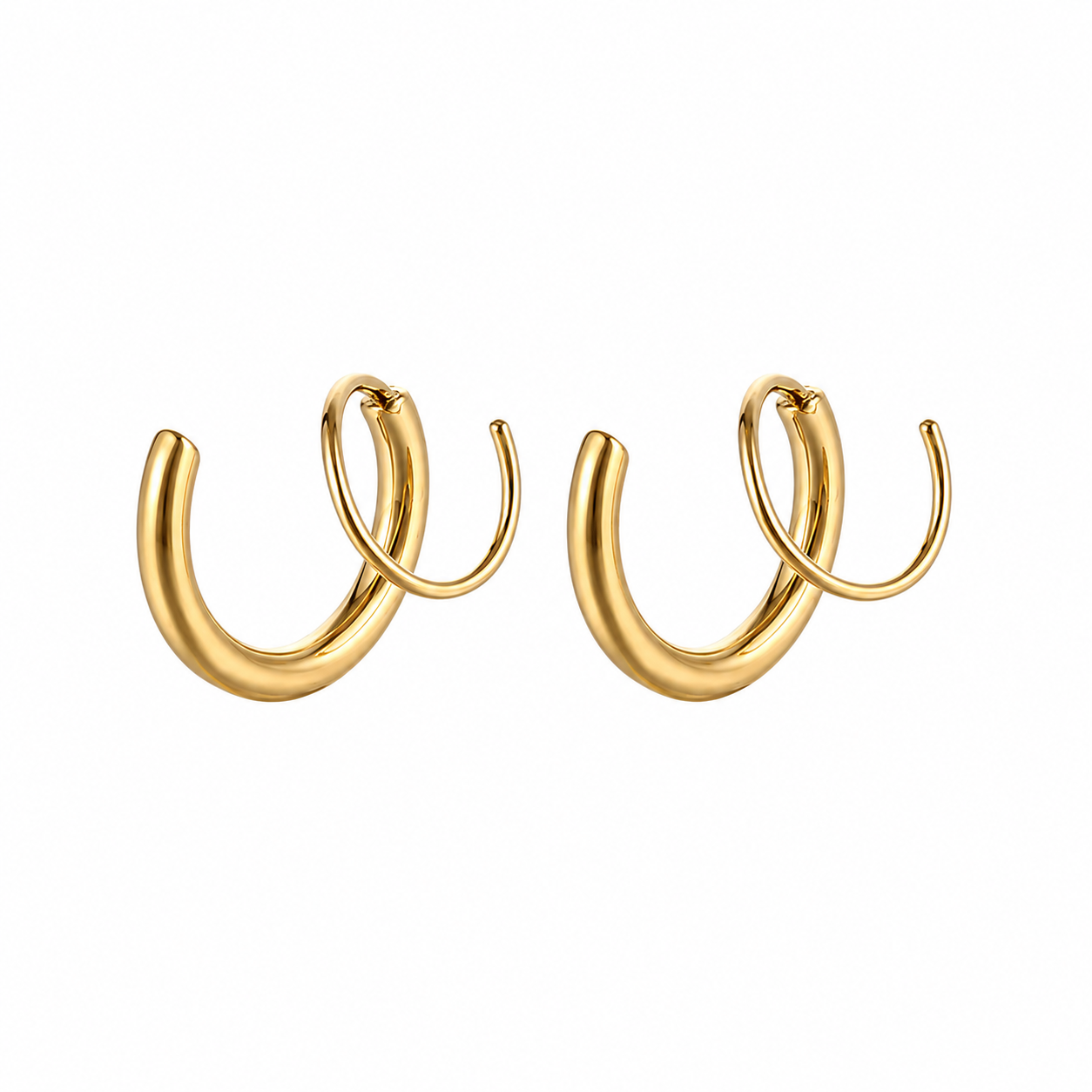 Titanium Minimalist Petite Plated Hoop Earrings