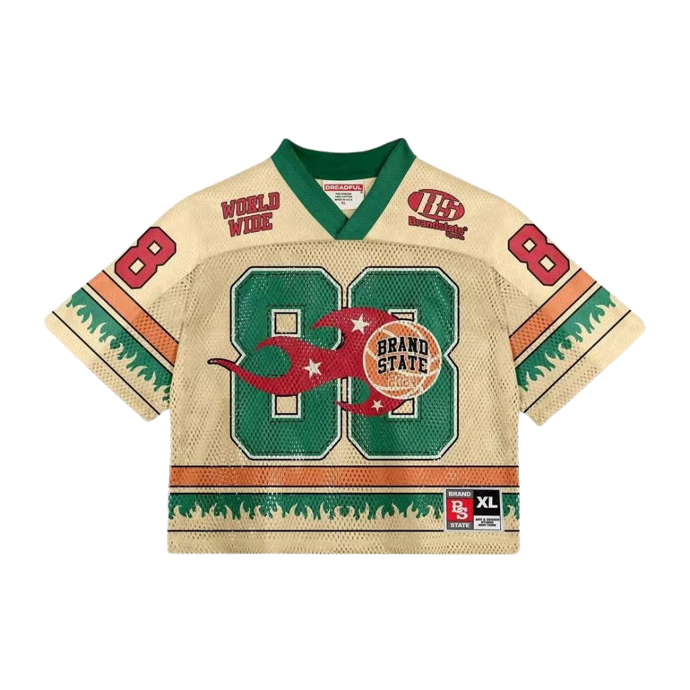 Evokyn 88 Flame Graphic Mesh Jersey T-Shirt