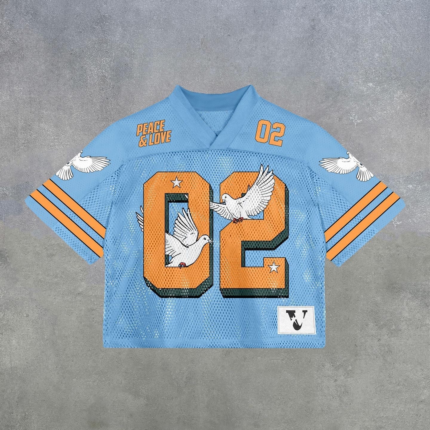 Evokyn Streetwear Vintage Mesh Jersey T-Shirt