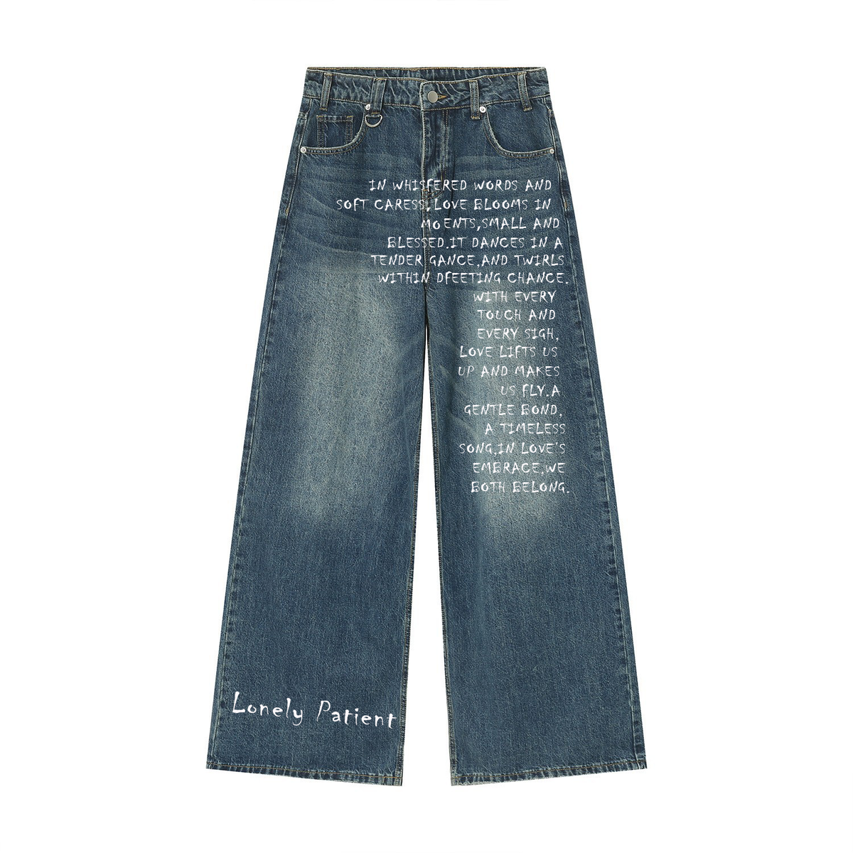 3endlesss. Melancholy Letters Retro Jeans