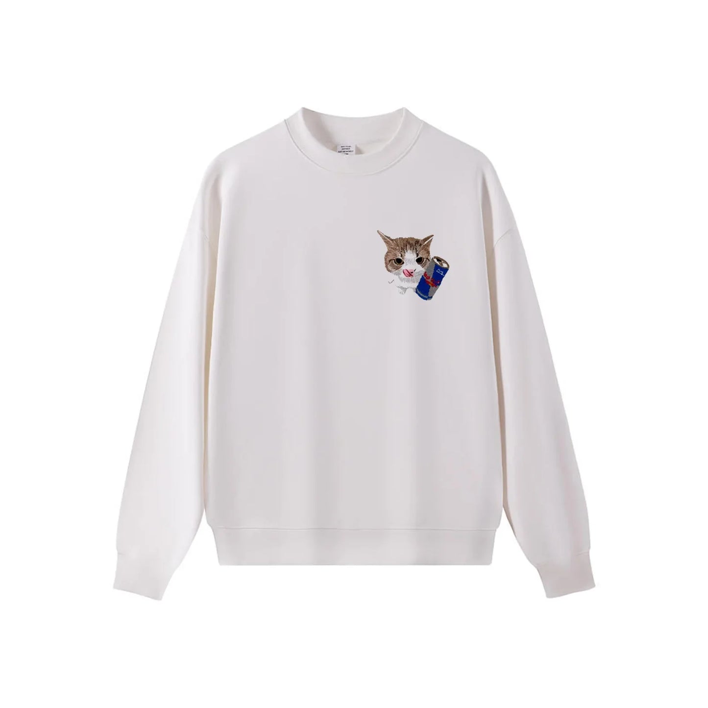 Aoklok & Evokyn Popular Cat Embroidery Tee